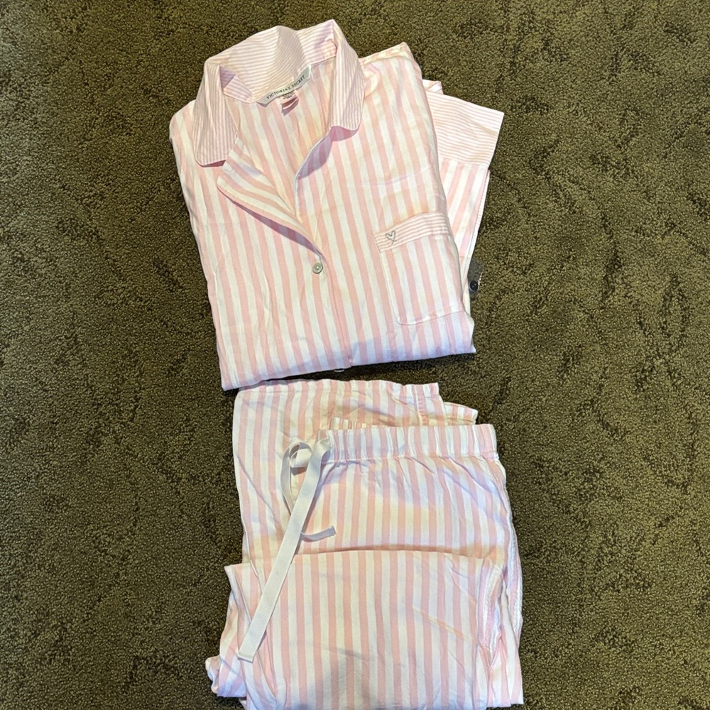 Victoria's Secret Pink Striped Women's Pajamas